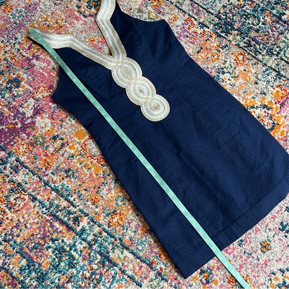 Lilly Pulitzer Valli Shift True Navy Dress‎ Size 6 - Picture 12 of 14
